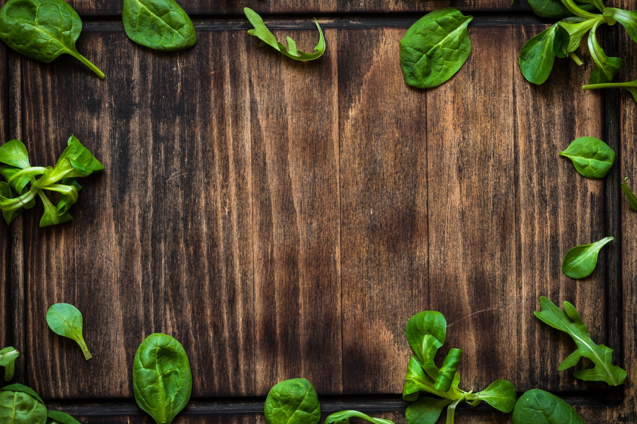 Green Food Background.